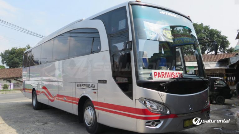 Info Lengkap Foto Harga Sewa Bus Pariwisata White Horse